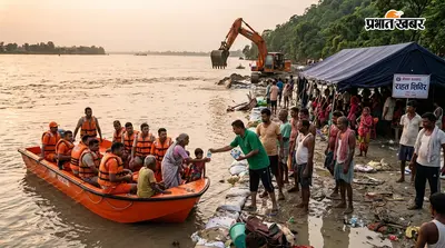 नेपाल में बाढ़ के बाद बढ़ा गंडक का जलस्तर, बगहा में युद्धस्तर पर राहत-बचाव कार्य जारी