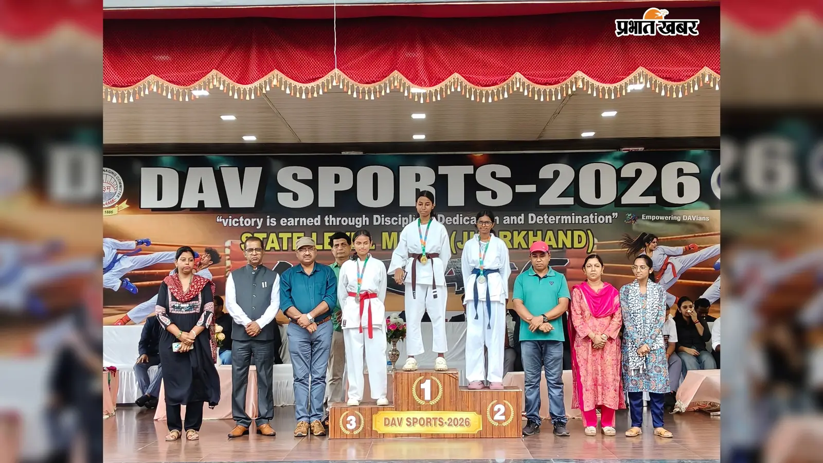 डीएवी की राज्य स्तरीय कराटे प्रतियोगिता में 600 खिलाड़ियों ने दिखाया दम, राष्ट्रीय प्रतियोगिता के लिए हुआ चयन