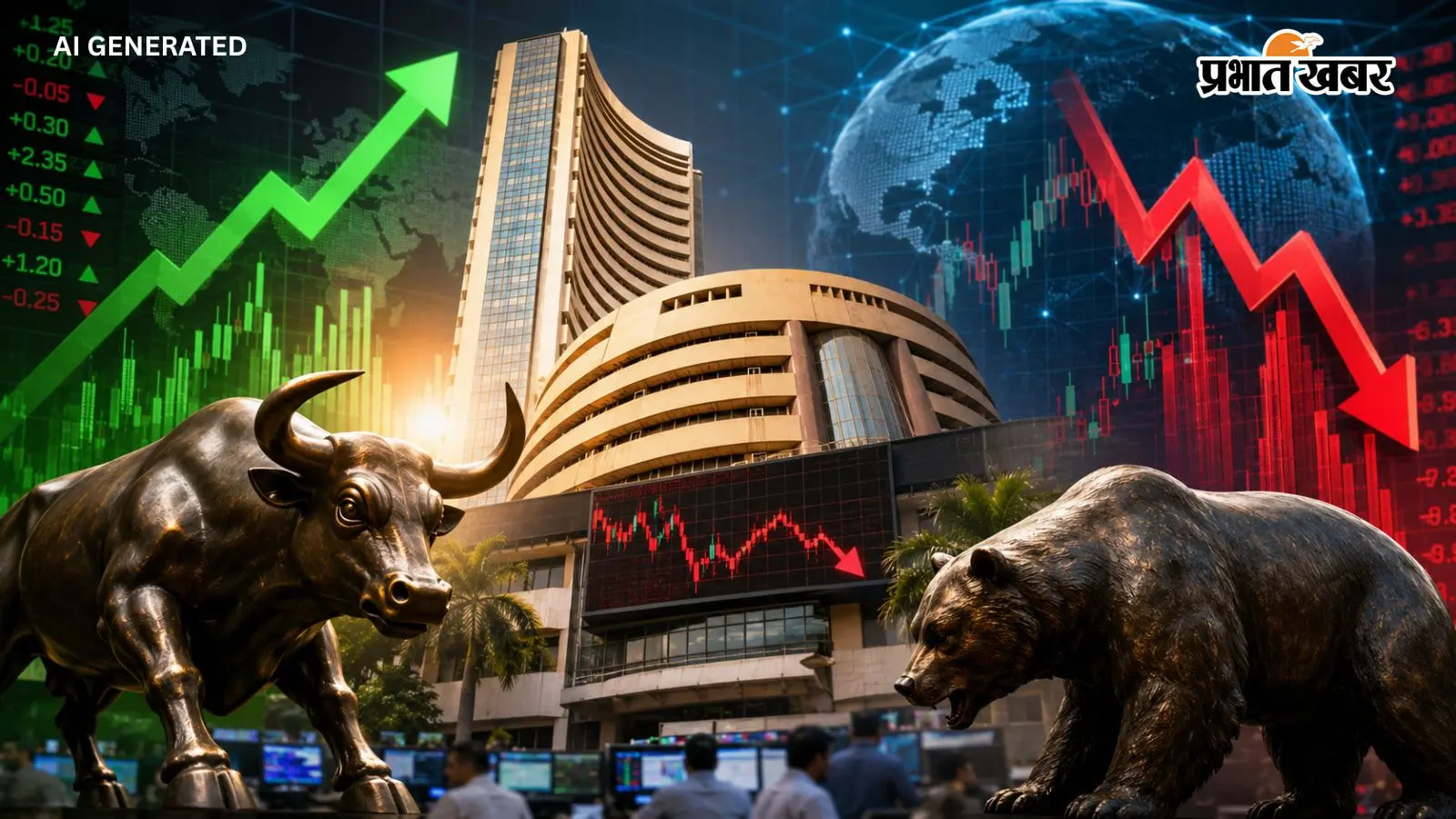 Nifty ने सुबह दिखाई तेजी, फिर 24300 के आया नीचे, Sensex भी लाल, जानें क्यों फिसला बाजार