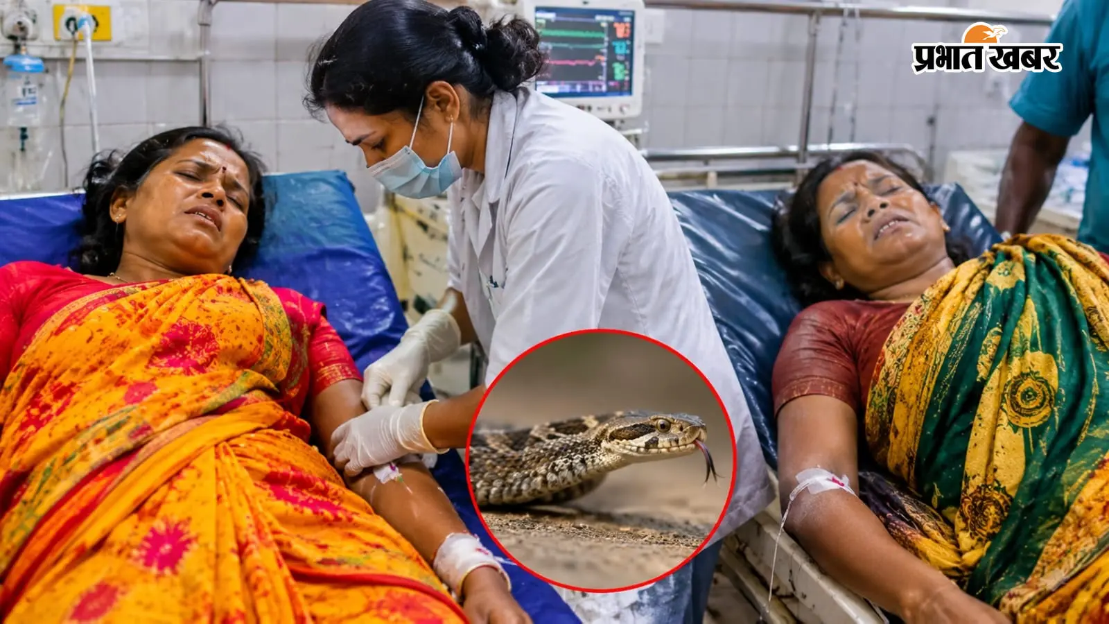 गढ़वा में सांप के डसने से दो महिलाएं घायल, सदर अस्पताल में चल रहा इलाज
