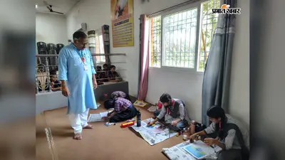 पर्यावरण संरक्षण का संदेश देगी बच्चों की कला, लातेहार के सरस्वती विद्या मंदिर में पेंटिंग प्रतियोगिता