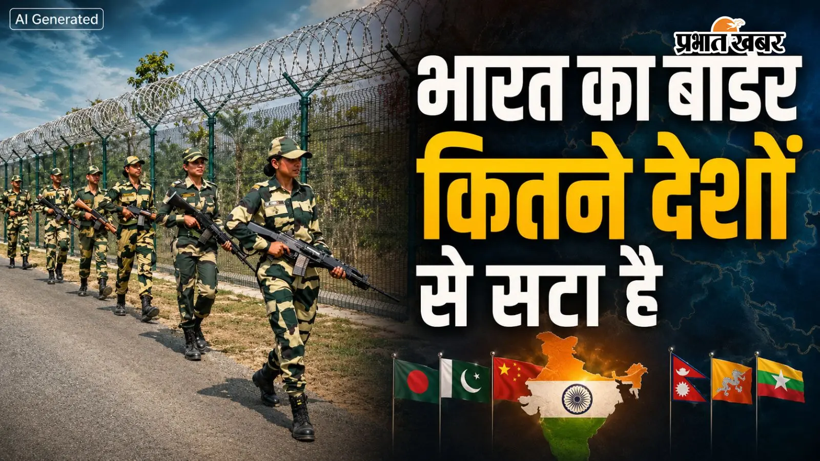 India Border: बांग्लादेश से चीन तक, किस देश के साथ भारत की कितनी लंबी सीमा? पढ़ें यहां