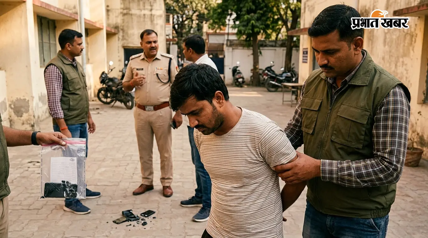 झपहां कांड में 5वां आरोपी आनंद गिरफ्तार, तोड़ा मोबाइल, विधायक कनेक्शन उजागर