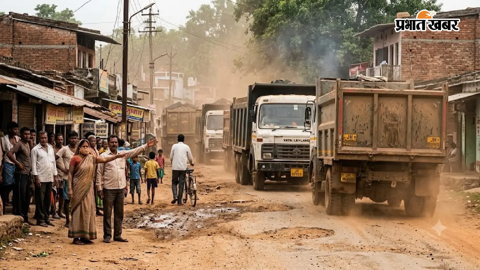 लातेहार में भारी वाहनों के लगातार आवाजाही से लोग परेशान, नो-एंट्री व्यवस्था लगाने की मांग