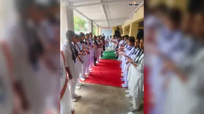 रक्षाबंधन पर छात्राओं ने बांधा रक्षा-सूत्र, प्रतियोगिताओं में दिखायी प्रतिभा