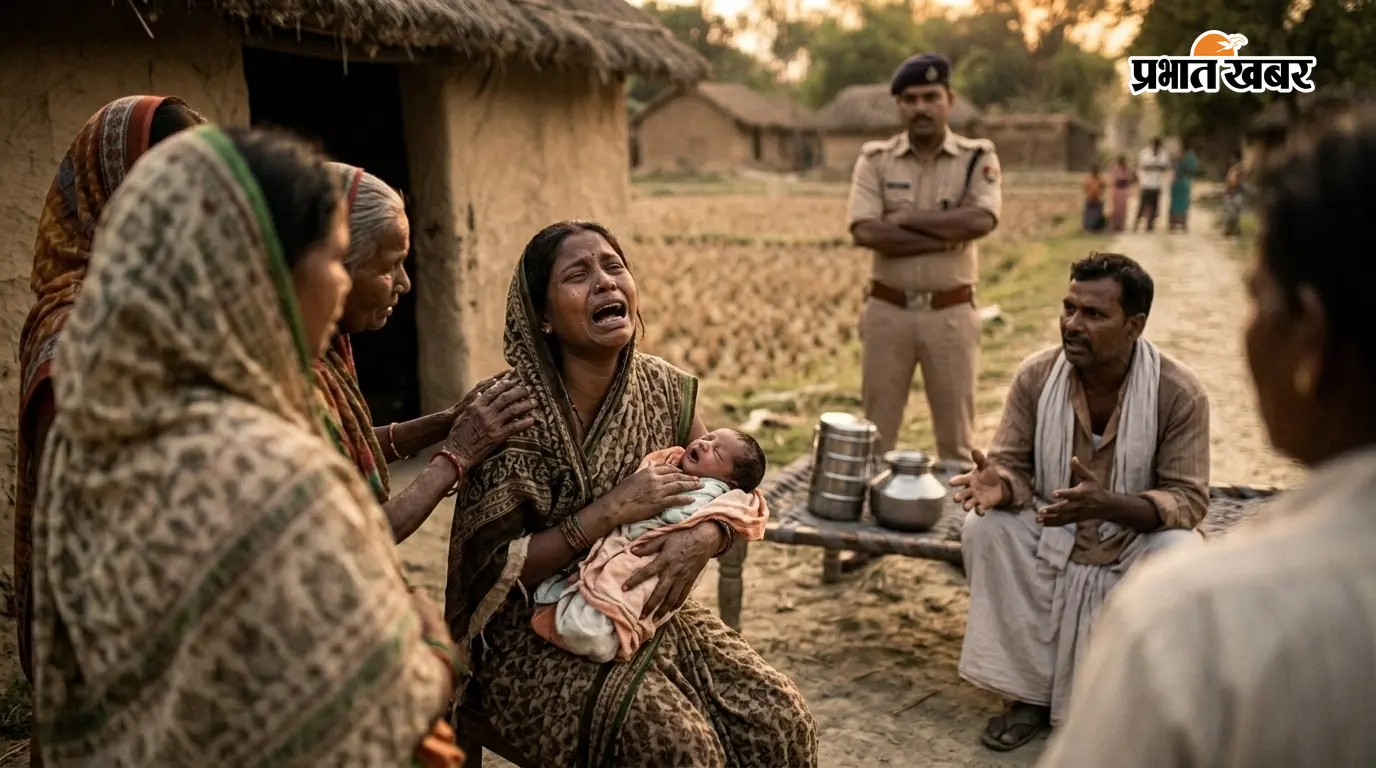 हत्यारे दामाद को भी मिले मौत की सजा, नवजात को गोद में ले बिलख पड़ी मां