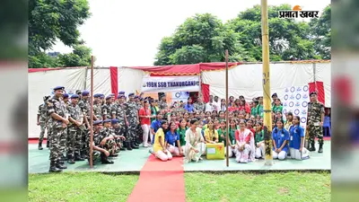 एसएसबी जवानों की कलाइयों पर सजी राखी, देशभक्ति और स्नेह से मनाया रक्षाबंधन