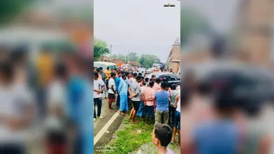 जियो नेटवर्क बंद पड़ा तो सड़क पर उतरे ग्रामीण, चक्का जाम कर जताया विरोध