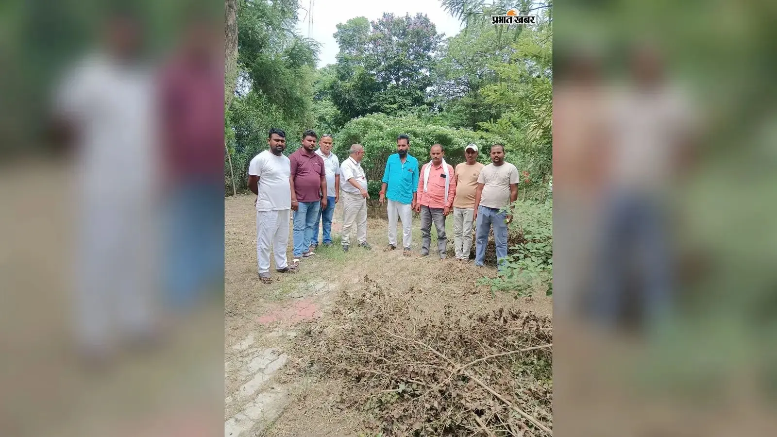 नवादा में उपेक्षा से बदहाल पार्क के लौटेंगे अच्छे दिन, डीएसपी और मनरेगा पीओ ने संभाली कमान