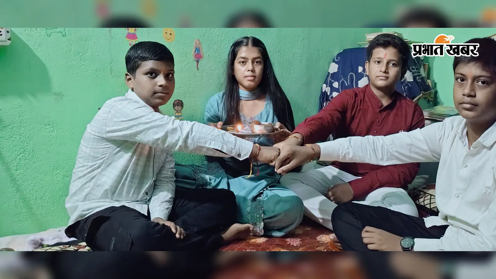 भगवानपुर हाट में उत्साह से मनाया गया रक्षाबंधन, महंगाई के बीच भी बहनों ने भाइयों की कलाई पर बांधा रक्षा सूत्र