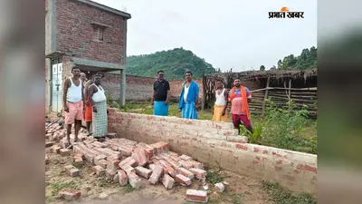 पथलडीहा में हाथियों का कहर, घर और फसलें क्षतिग्रस्त, दोबारा लौटने की आशंका