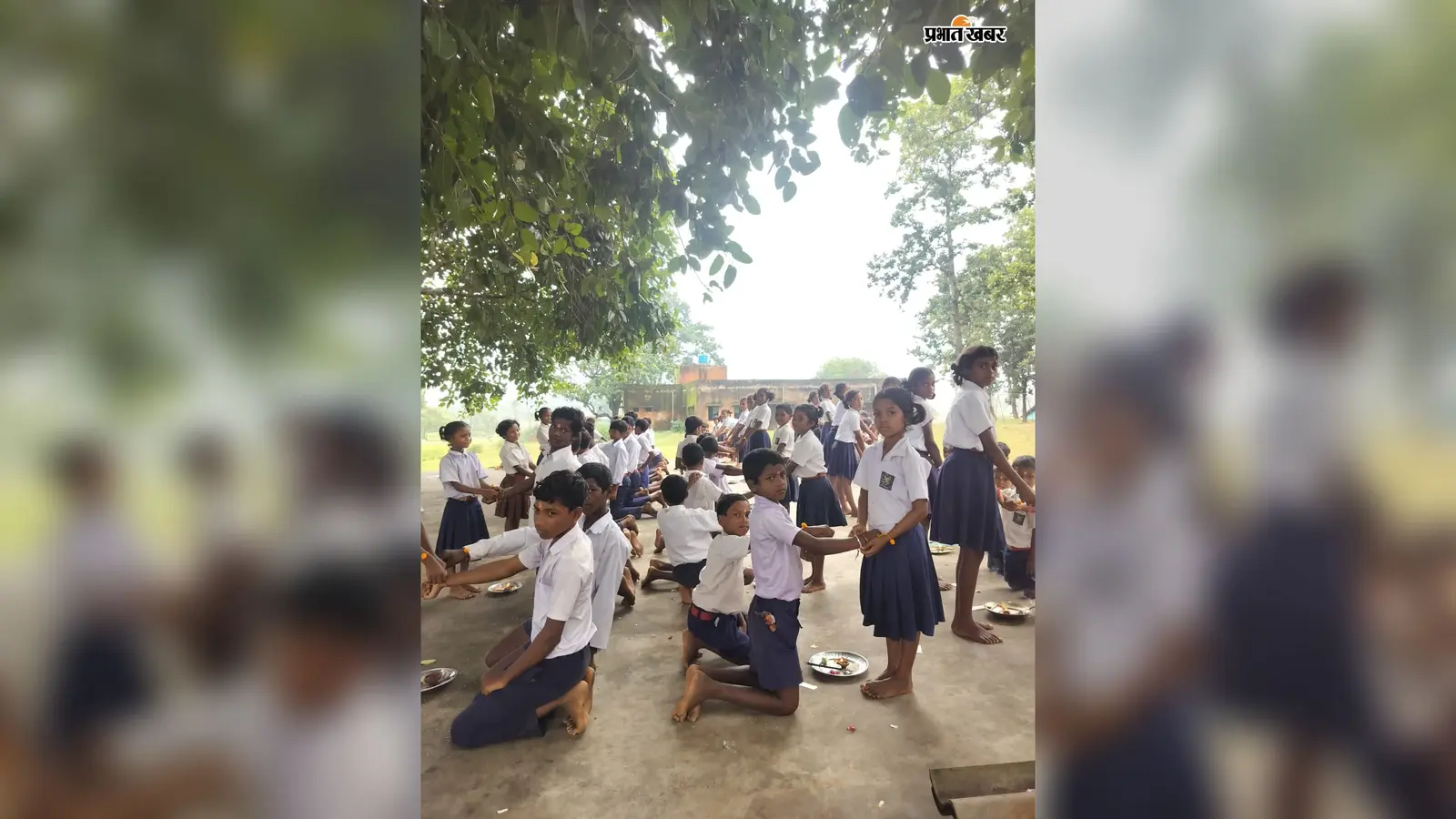 सिमडेगा के सरस्वती शिशु मंदिर वनदुर्गा में हर्षोल्लास से मना रक्षाबंधन महोत्सव