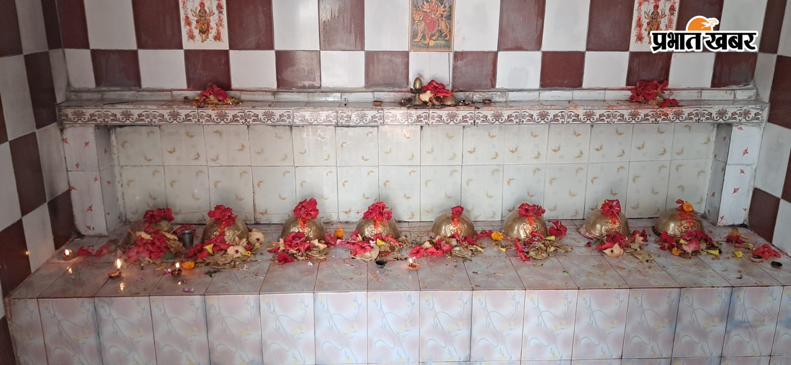 तरैया भगवती स्थान पर श्रावणी पूजा को जुटी भीड़ पूजा स्थल माता भगवती की तस्वीर | Prabhat Khabar Network