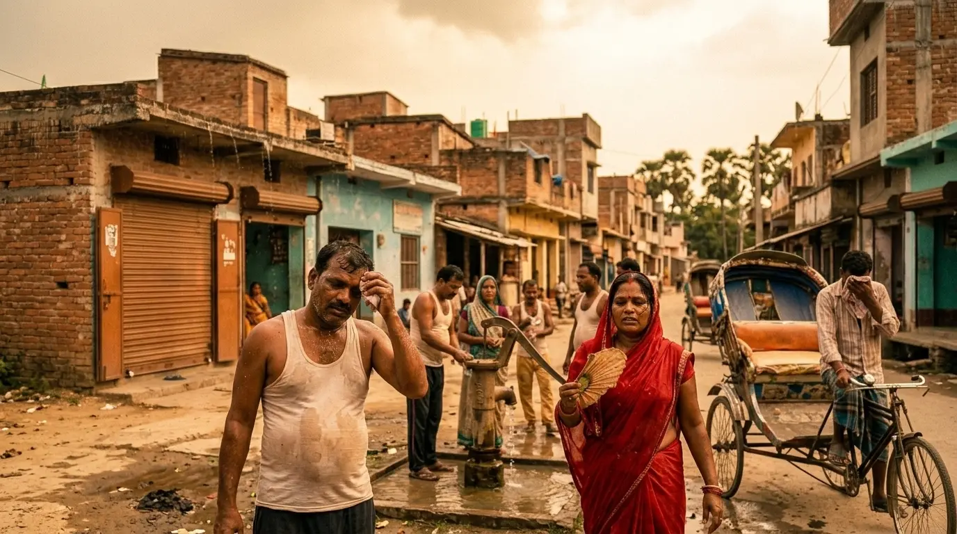बारिश के बाद भी भागलपुर में गर्मी का सितम, तेज धूप और उमस से लोग बेहाल