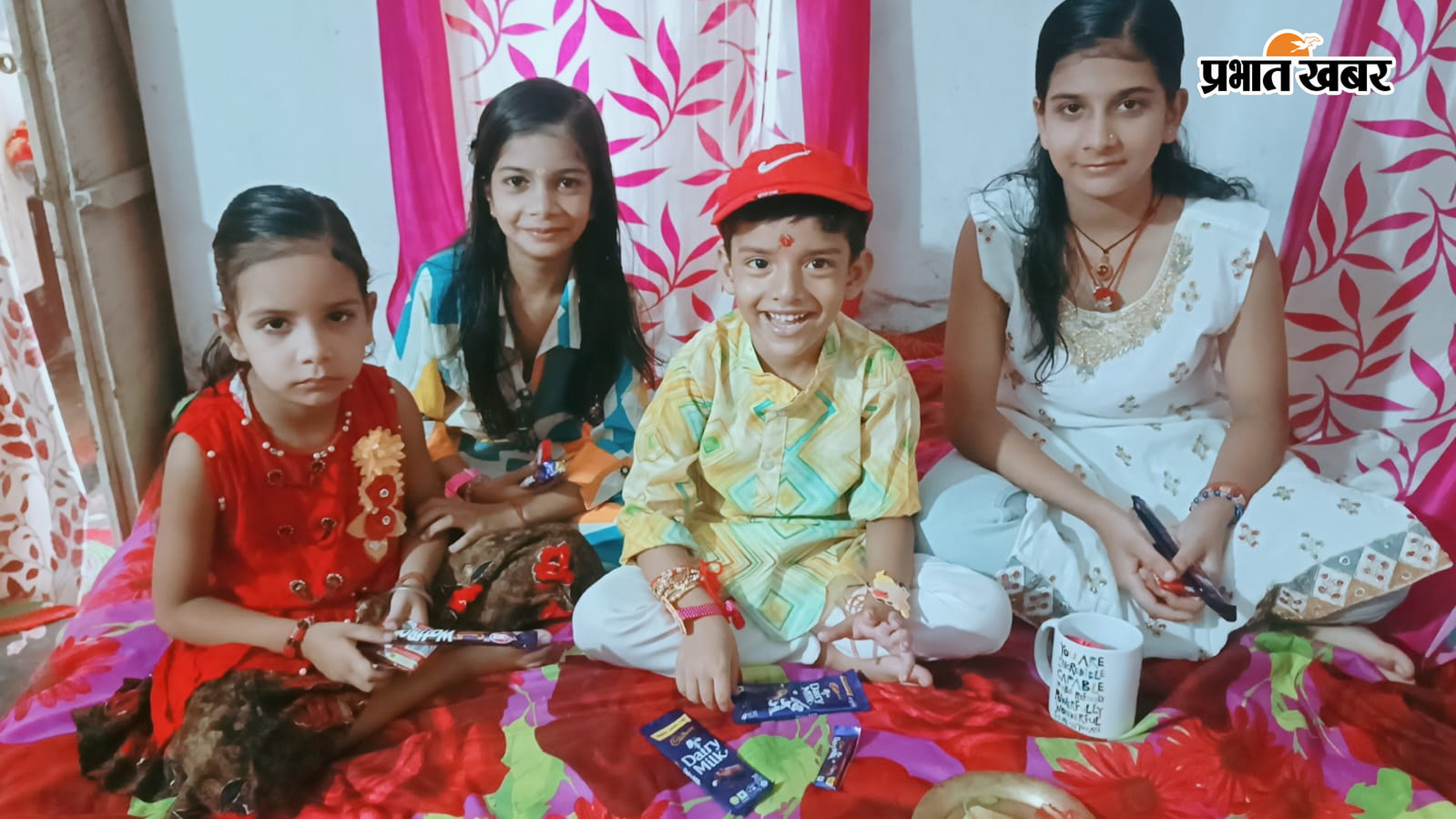 पंजवारा: हर्षोल्लास के साथ मनाया गया भाई-बहन के प्रेम का महापर्व रक्षाबंधन, बहनों ने बांधी राखी | Prabhat Khabar Network