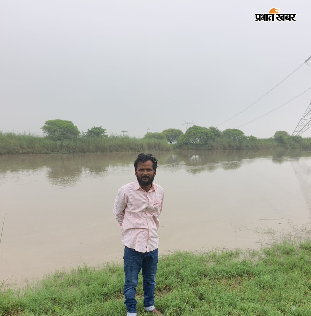 गंडक नदी तट का प्रखंड प्रमुख प्रतिनिधि धनवीर कुमार सिंह विक्कू ने निरीक्षण कर पदाधिकारियों की जानकारी | Prabhat Khabar Network