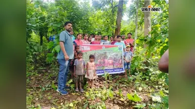 रक्षाबंधन पर ग्रामीणों की अनूठी पहल, पेड़ों को राखी बांध लिया वन संरक्षण का संकल्प
