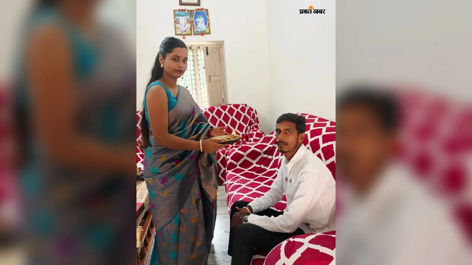 कलाई पर सजी राखी, रिश्तों में घुली मिठास; बिंदापाथर में धूमधाम से मना रक्षाबंधन