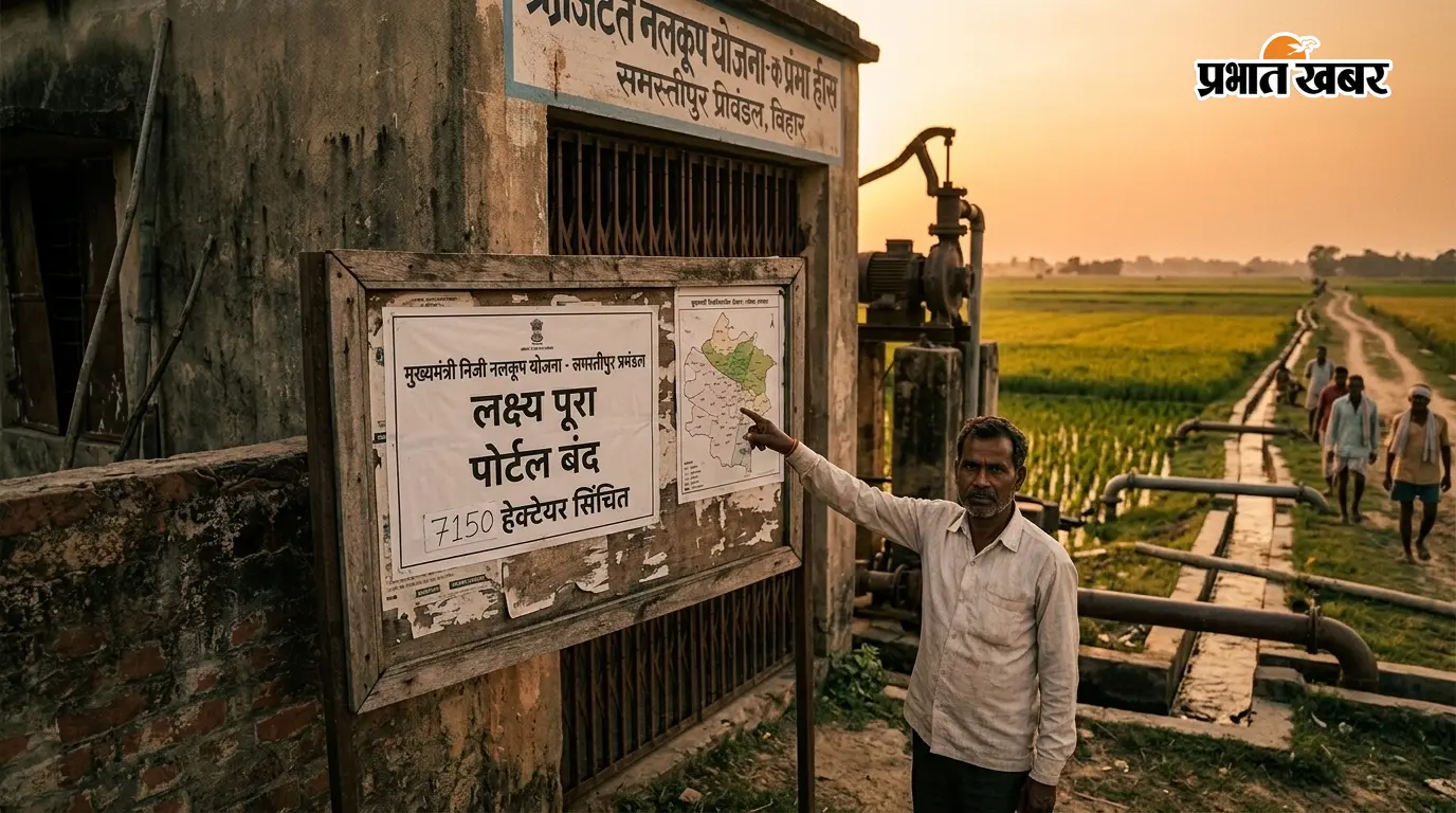 मुख्यमंत्री निजी नलकूप योजना: समस्तीपुर प्रमंडल में लक्ष्य पूरा होने के बाद पोर्टल हुआ बंद, 7150 हेक्टेयर भूमि सिंचित