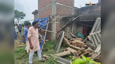 बगोदर में 25 हाथियों के झुंड का उत्पात, तीन घर तोड़े, फसलें रौंदी