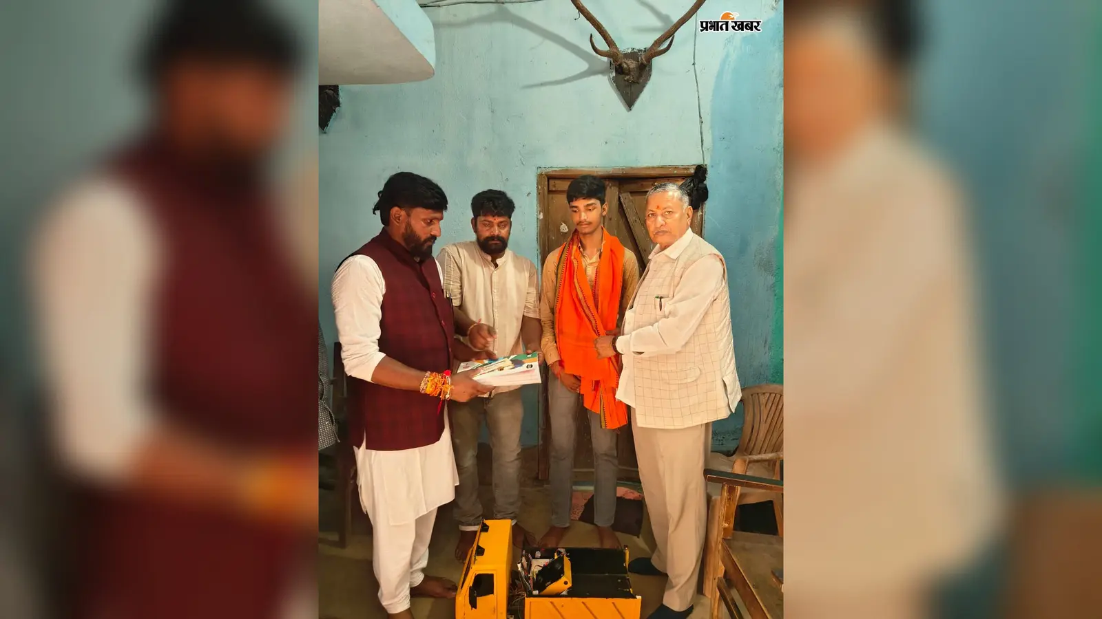 संसाधनों की कमी नहीं रोक सकी वैज्ञानिक सोच, 10वीं के रोशन ने बनाया ऐसा मॉडल कि सांसद हुए प्रभावित