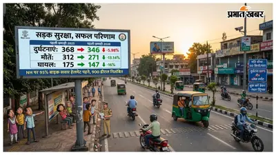 मुजफ्फरपुर में सड़क हादसों में 5.98% की आई कमी, मौतों का आंकड़ा 13.14% तक घटा