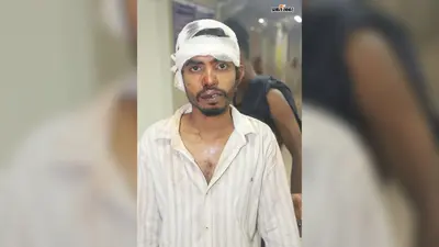हथियारबंद हमलावरों ने घर से खींचकर ठेला चालक पर किया चापड़ से हमला