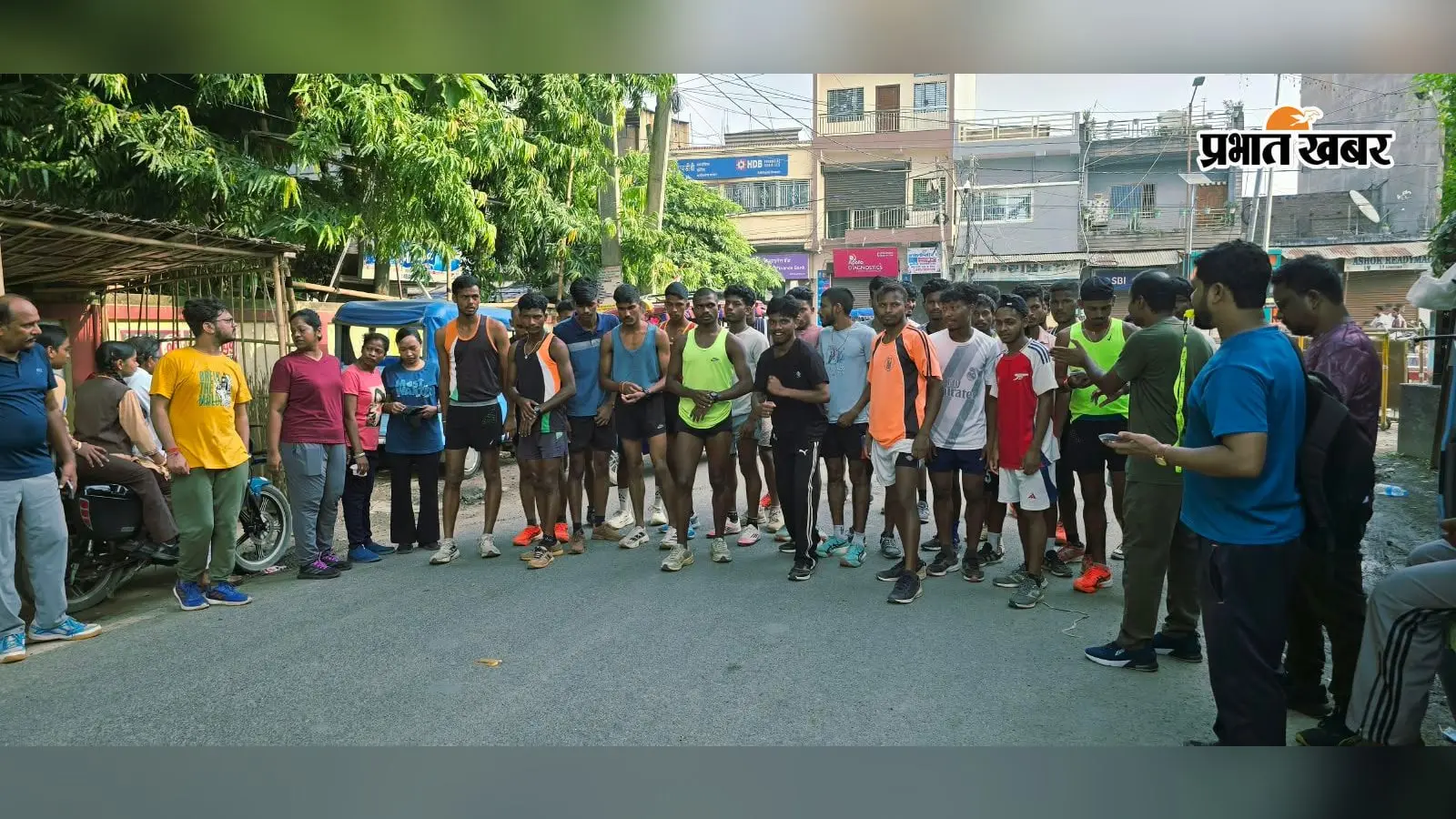 साहिबगंज कॉलेज में खेल का जोश, 5 KM की मैराथन में खिलाड़ियों ने दिखाया दम