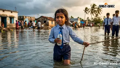 जलवायु संकट से बच्चों पर बढ़ता खतरा, बाढ़ और गर्मी के बीच दुनिया के सामने नई चुनौती