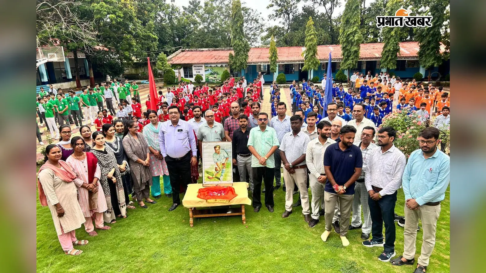 डीएवी स्कूल में मनाया गया राष्ट्रीय खेल दिवस, छात्रों को मेजर ध्यानचंद से प्रेरणा लेने की दी सलाह