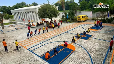 बक्सर में राष्ट्रीय खेल दिवस पर खेल उत्सव, मैदान में दिखा युवाओं का जोश; दौड़ से लेकर फुटबॉल-कबड्डी तक प्रतियोगिताएं