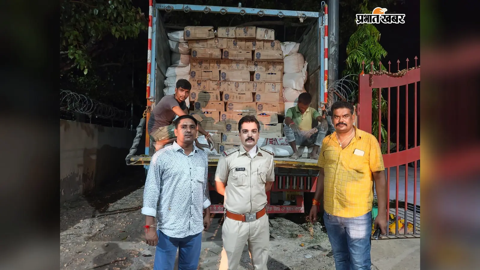 Muzaffarpur: NH-27 पर ट्रक से 7 हजार लीटर विदेशी शराब बरामद, पंजाब का तस्कर गिरफ्तार