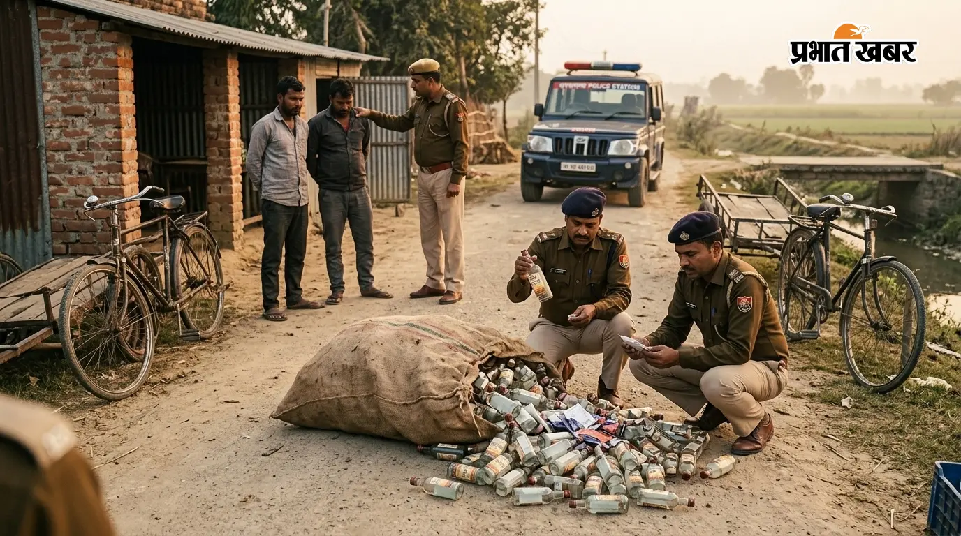 बेतिया: तस्करों की चालाकी धरी रह गई, पुलिस से बचने के लिए फेंका बोरा तो खुल गया पूरा राज