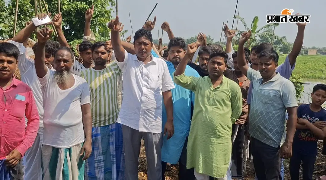 कंता गांव को प्राणपुर से जोड़ने वाले मार्ग पर पुल नहीं, लोगों को 7 किमी घूमकर जाना पड़ता है