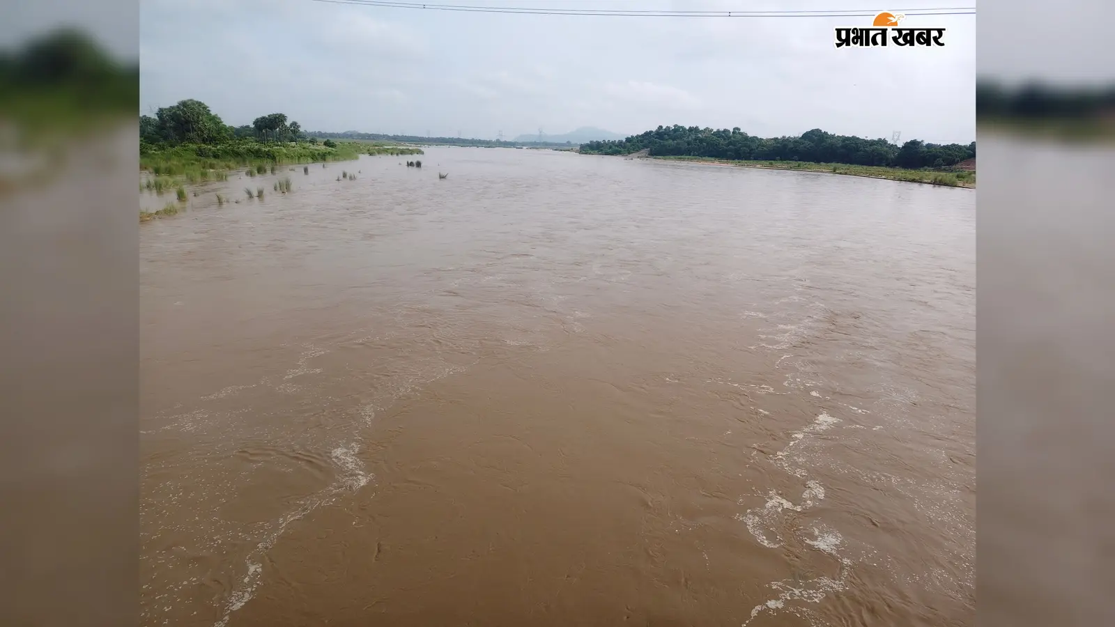 गया में मोरहर नदी का बढ़ा जलस्तर, दोनों किनारों तक पहुंचा पानी, धान के किसानों के खिले चेहरे