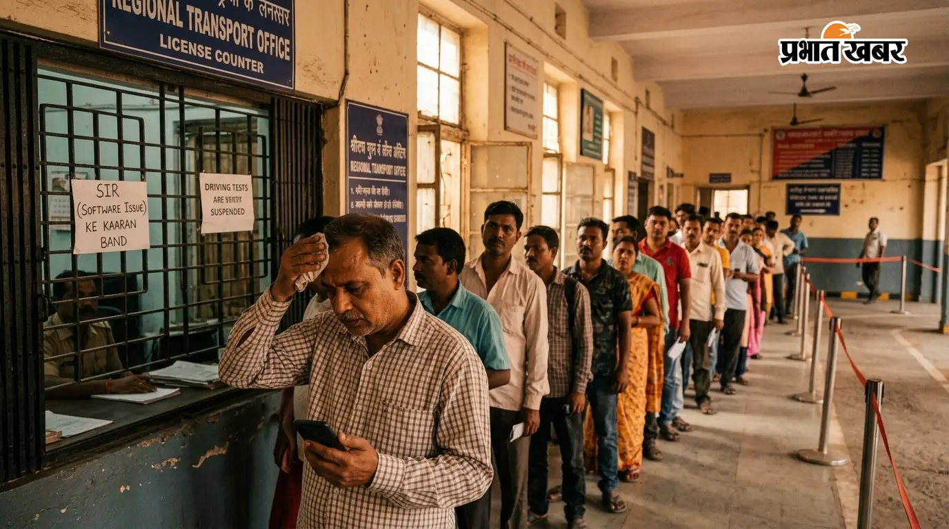 SIR के कारण धनबाद में लाइसेंस कैंप पर ब्रेक, ड्राइविंग टेस्ट के लिए करना होगा इंतजार