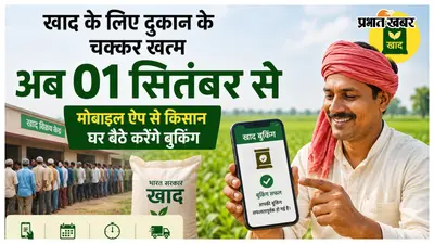 खाद के लिए दुकान के चक्कर खत्म, अब 01 सितंबर से मोबाइल ऐप से किसान घर बैठे करेंगे बुकिंग