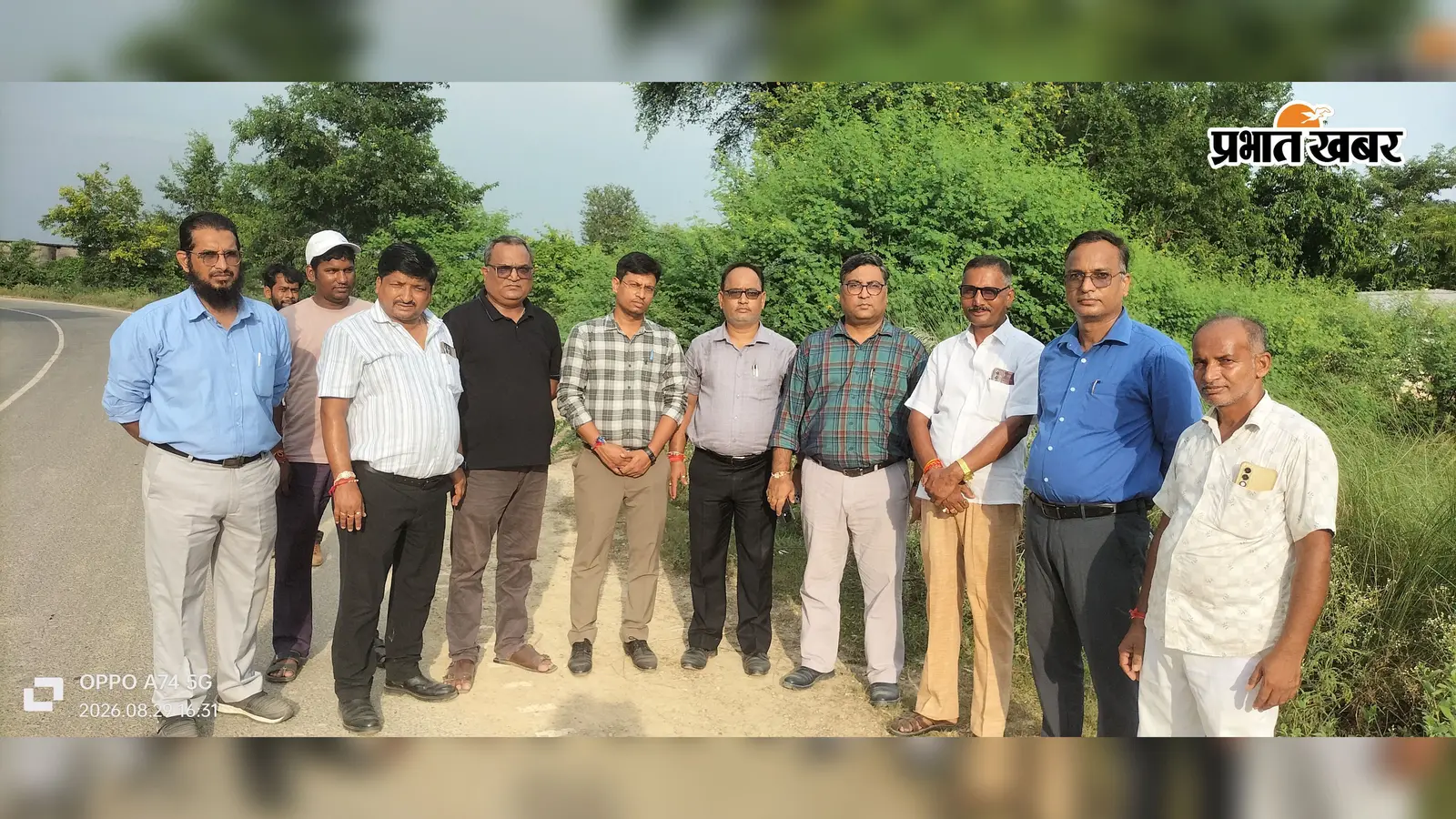 कचरा प्रबंधन को मिलेगी नई गति, अडैला चौड़ में एमआरएफ सेंटर निर्माण के लिए अधिकारियों ने किया स्थल निरीक्षण
