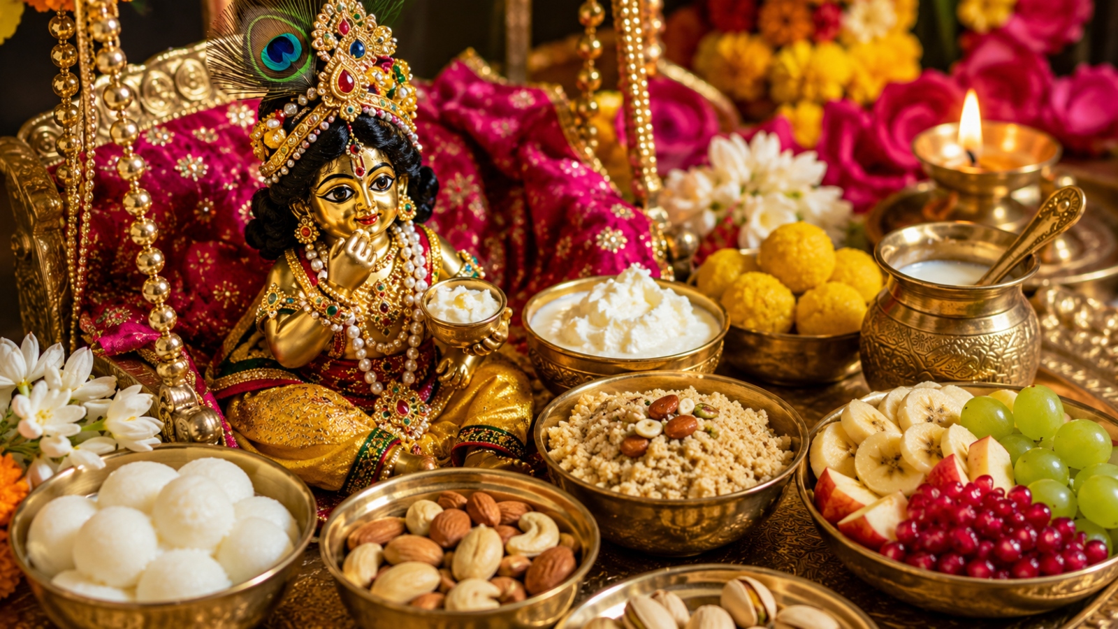 कृष्ण जी की एआई तस्वीर