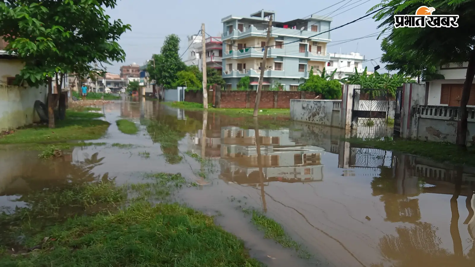 छपरा के पॉश इलाके प्रभुनाथ नगर में सालों से जलजमाव, 10 हजार से अधिक लोग परेशान