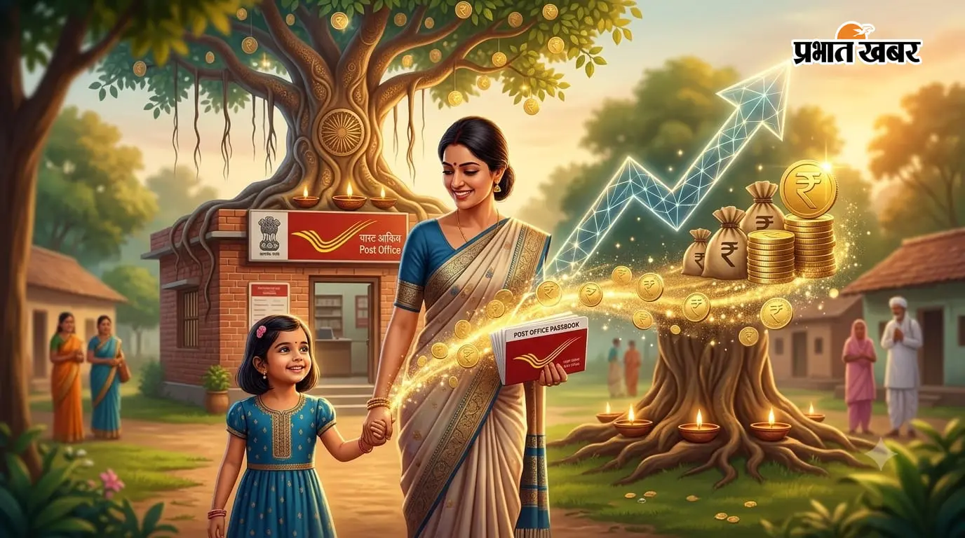पोस्ट ऑफिस की 'सुकन्या समृद्धि योजना' (SSY) आपकी बेटी के भविष्य को सुरक्षित करने का एक शानदार तरीका है. सिर्फ 15 साल के निवेश से 21 साल की मैच्योरिटी पर पाएं ₹50 लाख से अधिक का रिटर्न, जिसमें अधिकांश हिस्सा ब्याज से मिलेगा. जानें इस धांसू सरकारी स्कीम के बारे में.