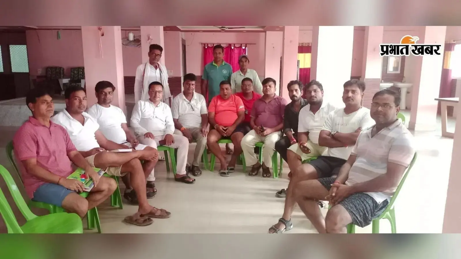 नवादा में भगत सिंह दुर्गा पूजा समिति ने शुरू की 2026 पूजा की तैयारी, नई कार्यकारिणी का हुआ गठन