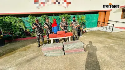 मधुबनी: हरलाखी में SSB-STF की संयुक्त कार्रवाई, 145 किलो गांजा के साथ तस्कर गिरफ्तार