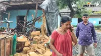 मिट्टी की दीवार गिरी, मलबे में पौन घंटे दबा रहा तीन साल के मासूम, मौत