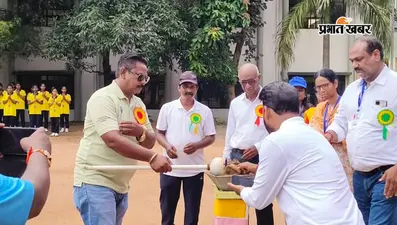 एकलव्य बालिका विद्यालय में खेलों का उत्सव, छात्राओं ने फुटबॉल से दौड़ तक दिखाया दमखम