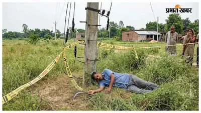 जिस बिजली पोल के पास बैठकर काट रहे थे घास, वहीं करंट ने छीन ली शिवनाथ की जिंदगी