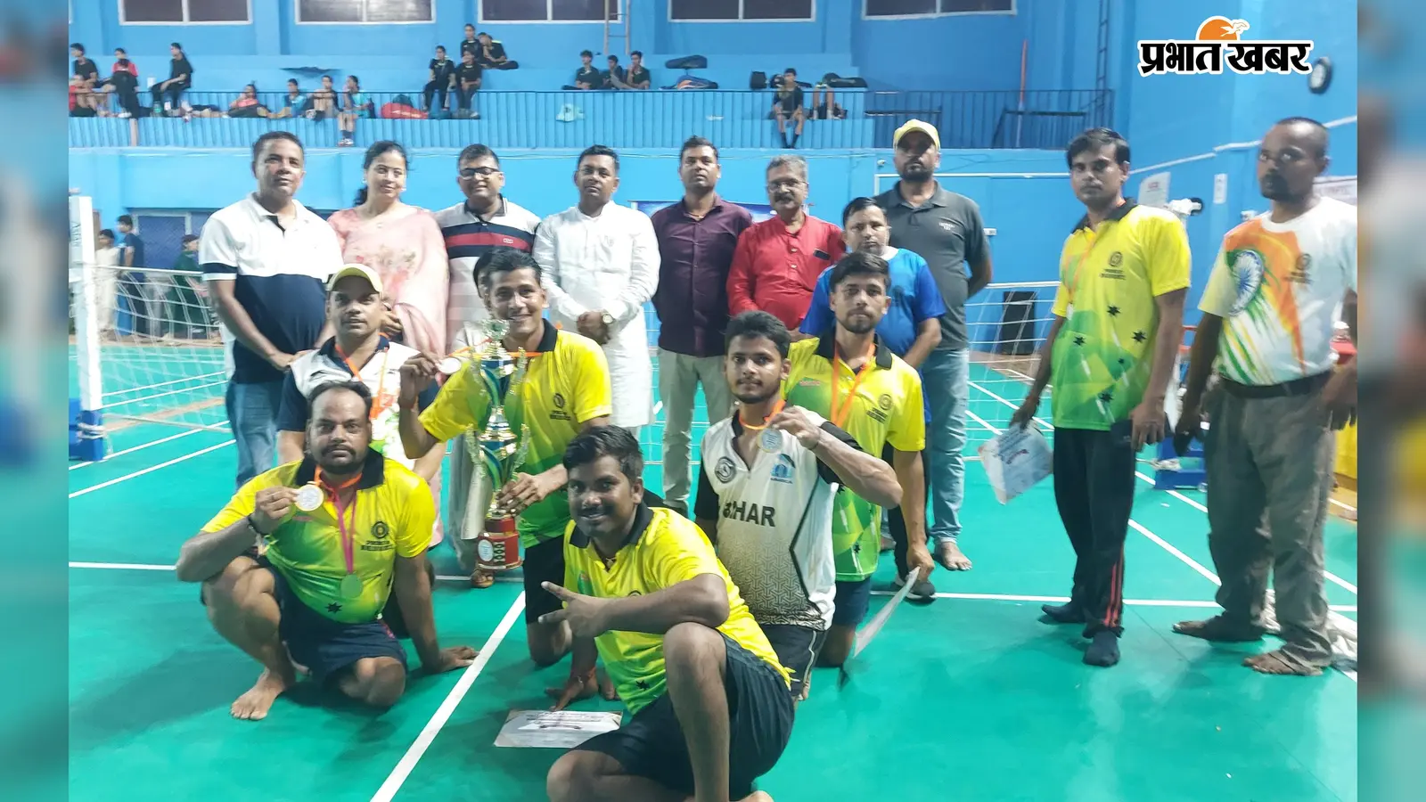 गया को हराकर जहानाबाद बना 15वीं राज्य स्तरीय सिटिंग वॉलीबॉल चैंपियन, 21-19 और 21-17 से जीता फाइनल