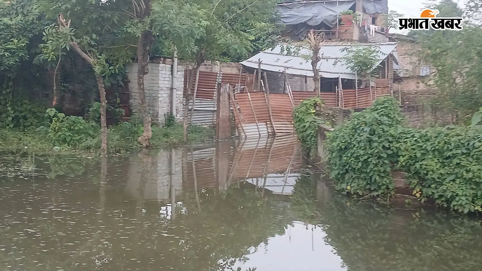 खगड़िया: परबत्ता में गंगा के जलस्तर में 9 सेमी की गिरावट के बावजूद मुश्किलें बरकरार, खेतों में जमा बाढ़ का पानी