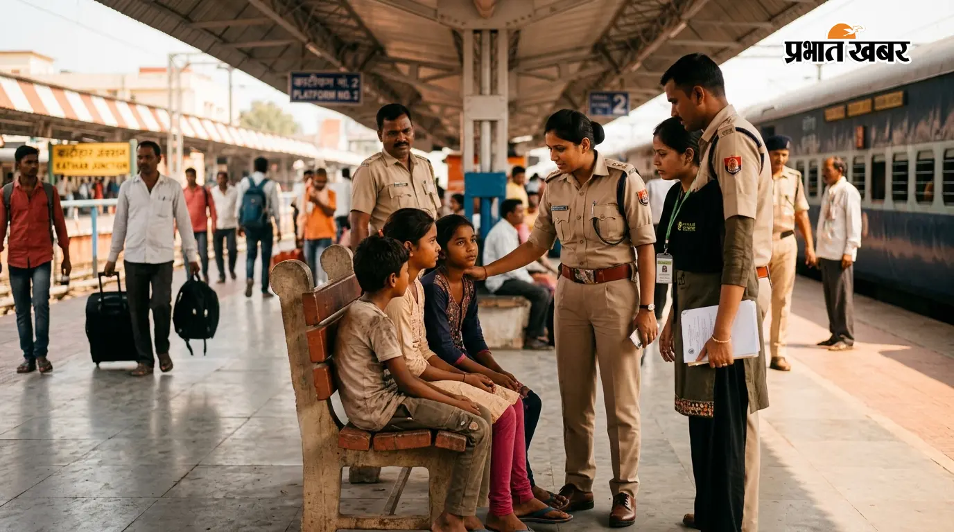 कटिहार रेलवे स्टेशन से दो नाबालिग लड़कियों समेत तीन बच्चे बरामद, RPF ने चाइल्डलाइन को सौंपा