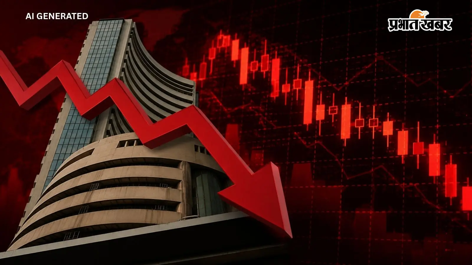 सेंसेक्स 285 अंक नीचे, Nifty भी लाल, क्रूड ऑयल 90 डॉलर के पार पहुंचते ही बाजार पर बढ़ा दबाव